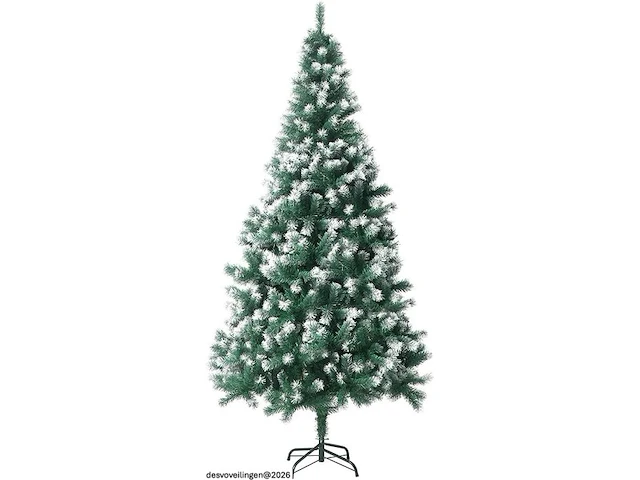 Jofony gevlokte kerstboom (210 x 115 cm) - afbeelding 2 van  5