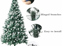 Jofony gevlokte kerstboom (210 x 115 cm) - afbeelding 5 van  5