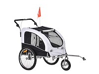 Jogger remorque velo pour chiens roue avant pivotante - afbeelding 3 van  6