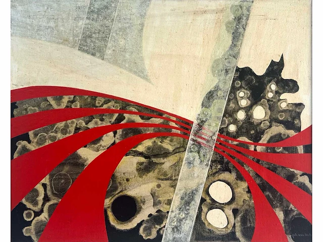 Johannes van hoften - dubbelganger - olie op doek - 1972 - afbeelding 1 van  11