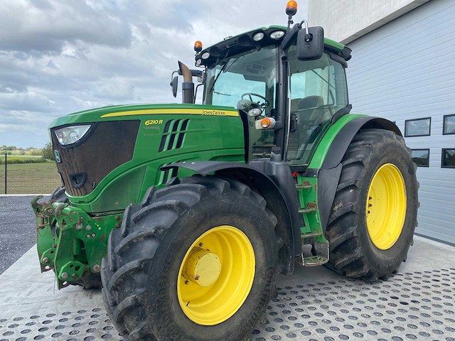John deere - 6210r - 4-wheel drive tractor - 2013 - afbeelding 3 van  8
