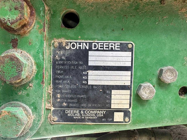 John deere - 6220se - 4-wheel drive tractor - 2004 - afbeelding 6 van  20