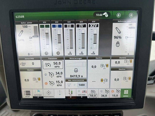 John deere - 6250r - 4-wheel drive tractor - 2017 - afbeelding 11 van  19