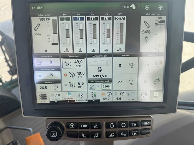 John deere - 6250r - 4-wheel drive tractor - 2017 - afbeelding 10 van  19