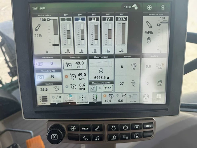John deere - 6250r - 4-wheel drive tractor - 2017 - afbeelding 10 van  19