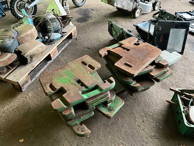 John deere - frontgewichten (12x) - afbeelding 2 van  2