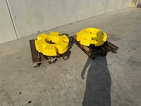John deere - wheel weights (2x)