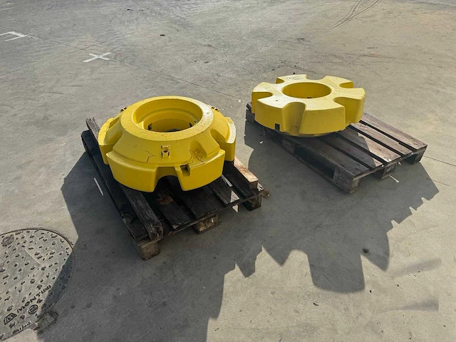 John deere - wheel weights (2x) - afbeelding 4 van  7