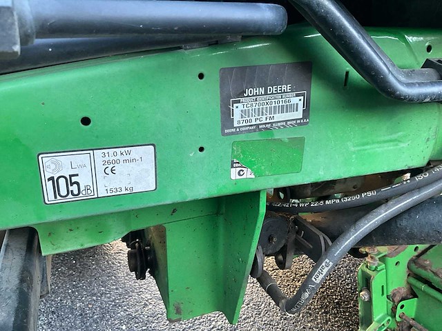 John deere 8700 precision cut zitmaaier - afbeelding 16 van  23