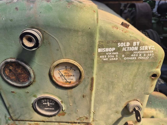 John deere ar-stijl vintage tractor - afbeelding 1 van  2