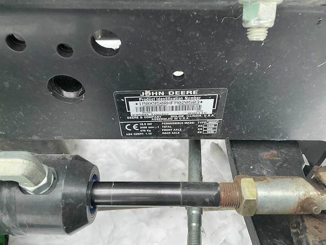 John deere x950r zitmaaier - afbeelding 32 van  41