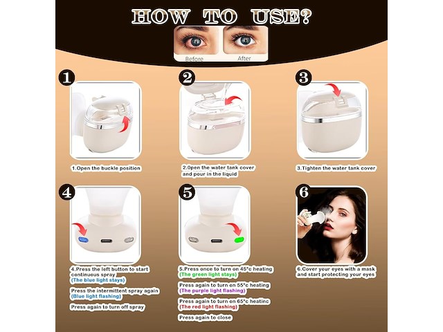 Johncase verwarmde oogverstuiver - afbeelding 7 van  7