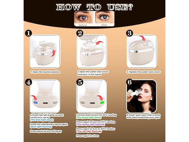 Johncase verwarmde oogverstuiver - afbeelding 7 van  7