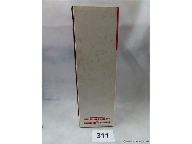 Johnnie wlaker red label 1966 200cl in originele gesloten karton! - afbeelding 3 van  8