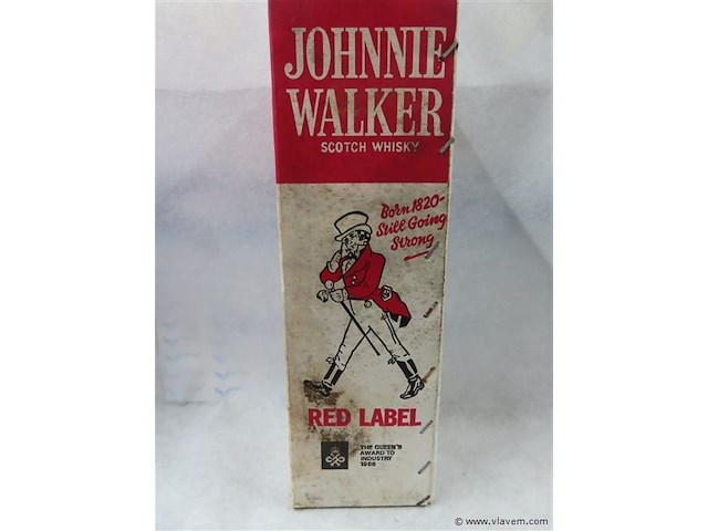 Johnnie wlaker red label 1966 200cl in originele gesloten karton! - afbeelding 5 van  8