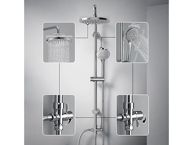 Joho douchesysteem - afbeelding 6 van  6