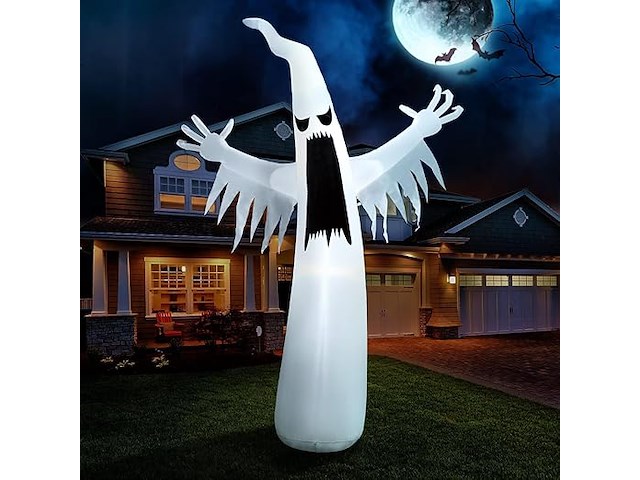 Joiedomi 12 ft opblaasbare ghost - afbeelding 1 van  5