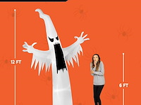 Joiedomi 12 ft opblaasbare ghost - afbeelding 2 van  5