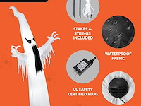 Joiedomi 12 ft opblaasbare ghost - afbeelding 4 van  5