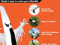 Joiedomi 12 ft opblaasbare ghost - afbeelding 5 van  5