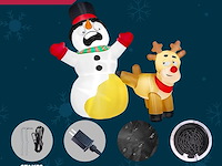 Joiedomi opblaasbaar sneeuwman en rendier (183 cm) - afbeelding 4 van  4