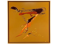 Joke debeuckelaere - acryl op paneel - 100x100 cm - afbeelding 1 van  3