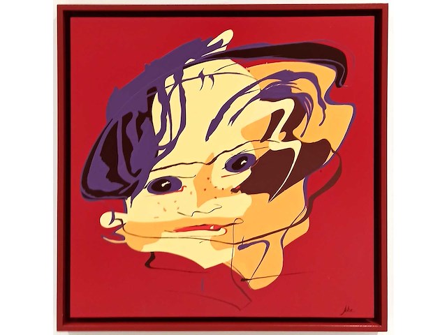 Joke debeuckelaere - acryl op paneel - 70x70 cm - afbeelding 1 van  3