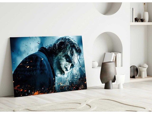 Joker glass print -110x70cm - afbeelding 5 van  8