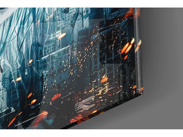 Joker glass print -110x70cm - afbeelding 7 van  8