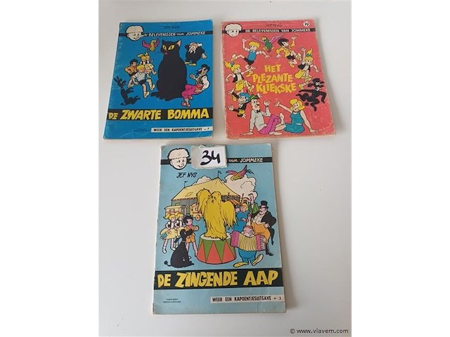 Jommeke strips. 3 stuks - afbeelding 1 van  5