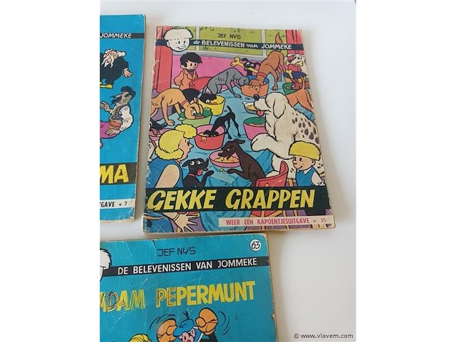 Jommeke strips. 5 stuks. - afbeelding 3 van  4