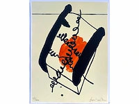 Jon marten - kleurenzeefdruk - 50x65cm - 1990 - afbeelding 2 van  6