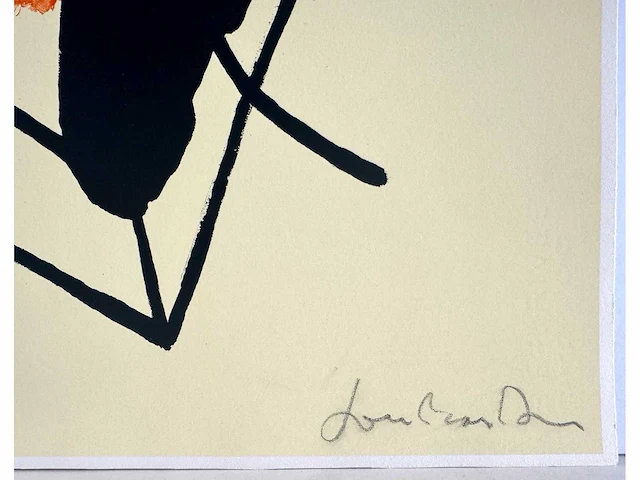 Jon marten - kleurenzeefdruk - 50x65cm - 1990 - afbeelding 3 van  6