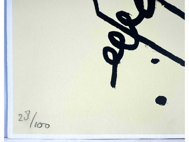 Jon marten - kleurenzeefdruk - 50x65cm - 1990 - afbeelding 4 van  6