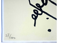 Jon marten - kleurenzeefdruk - 50x65cm - 1990 - afbeelding 4 van  6