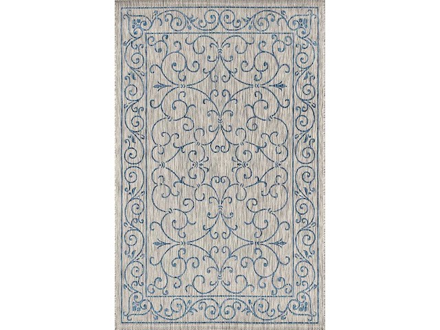 Jonathan y smb106c-8 charleston tapijt getextureerd stof filigree vintage binnen/buiten - 240x300 cm - afbeelding 2 van  8