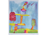 Jonny forsström -rågårdsdal - zeefdruk - afbeelding 1 van  7