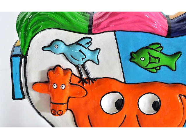 Joop hanssen - cat - kunsthars - afbeelding 2 van  8