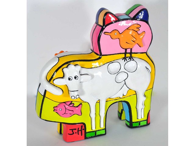 Joop hanssen - cat - kunsthars - afbeelding 3 van  7