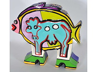 Joop hanssen - fish a - kunsthars - afbeelding 2 van  3