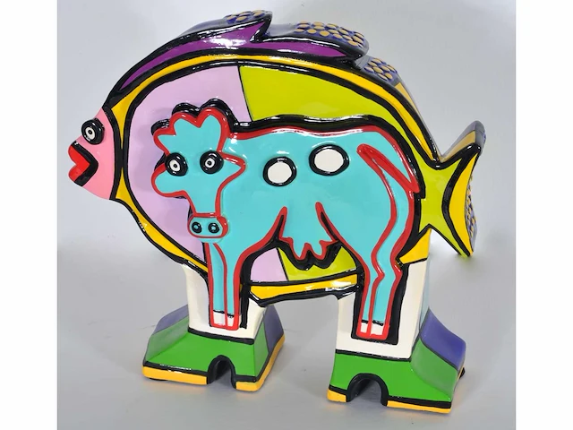 Joop hanssen - fish a - kunsthars - afbeelding 2 van  8