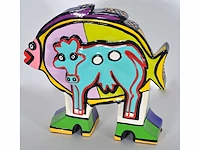 Joop hanssen - fish a - kunsthars - afbeelding 2 van  8