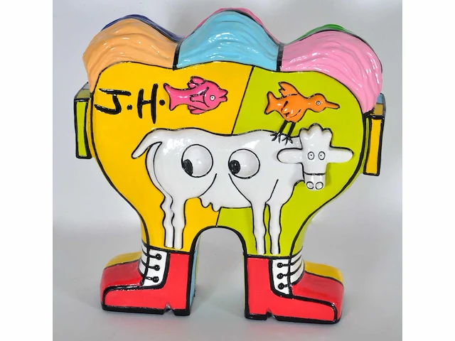 Joop hanssen - head - kunsthars - afbeelding 2 van  7