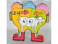 Joop hanssen - head - kunsthars - afbeelding 2 van  7