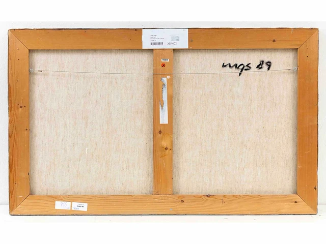 Joop vugs - olie op doek - 80x70 cm - afbeelding 4 van  4
