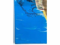 Joost de munk – acrylverf op doek - 95x95 - afbeelding 4 van  9