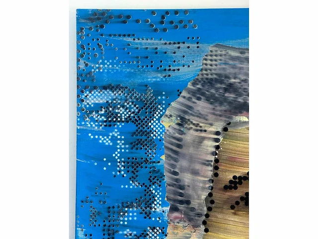 Joost de munk – acrylverf op doek - 95x95 - afbeelding 5 van  9