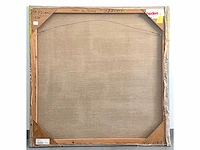 Joost de munk – acrylverf op doek - 95x95 - afbeelding 9 van  9