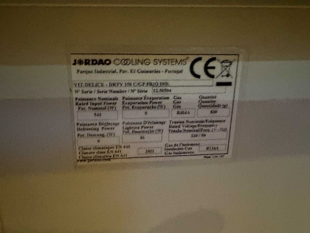 Jordao cooling systems koelvitrine (2x) - afbeelding 3 van  11