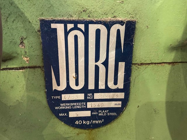 Jörg 4793 rondbuigmachine - afbeelding 3 van  6